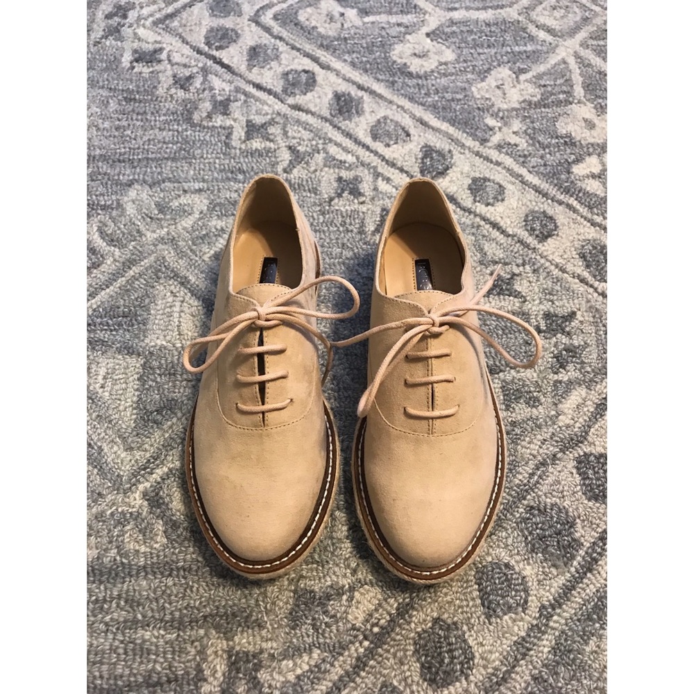 BCBGeneration Faux Suede Oxford Espadrilles